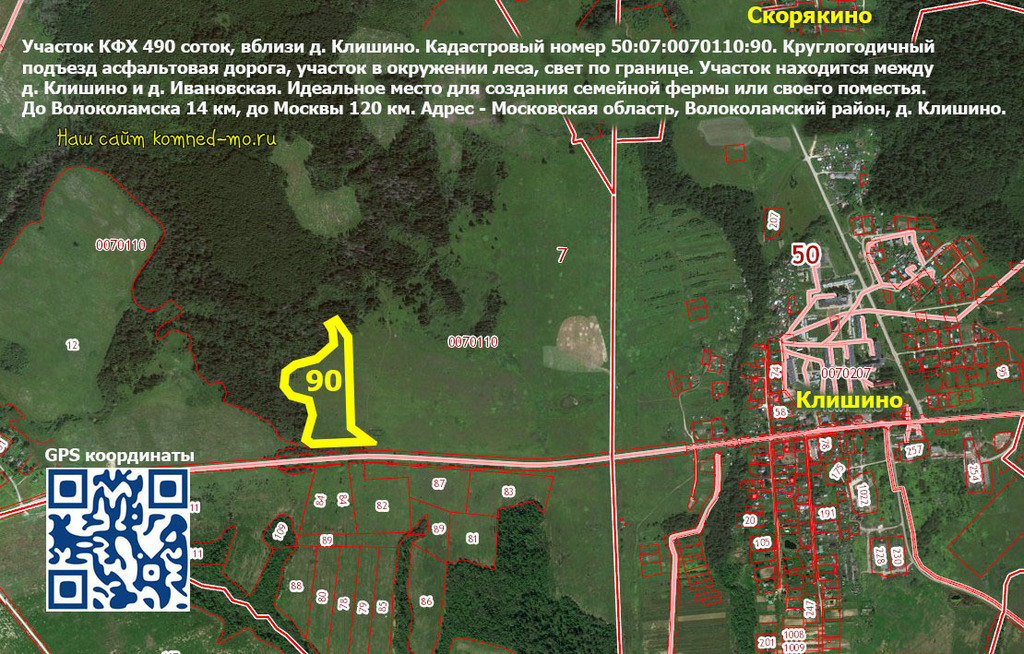 Площадь фермерского хозяйства отведенных под посадку. Площадь Волоколамского района Московской области. Клишино Волоколамский район карта. Клишино на карте Московской области. Деревня Клишино Волоколамский район на карте.