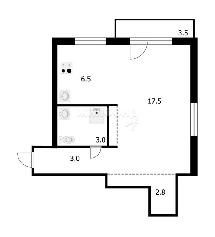 Продажа квартиры, Новосибирск, ул. Богдана Хмельницкого - Фото 0