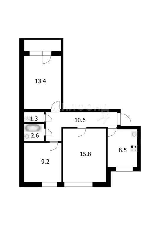 Продажа квартиры, Новосибирск, Станиславского пл. - Фото 15