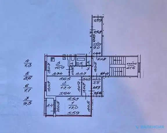 Двухкомнатная квартира 59,8м2 на 10 этаже - Фото 13