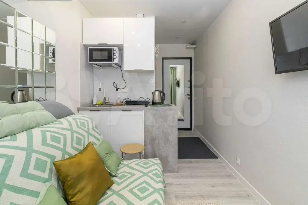 Квартира-студия, 12,5 м, 1 кровать - Фото 11