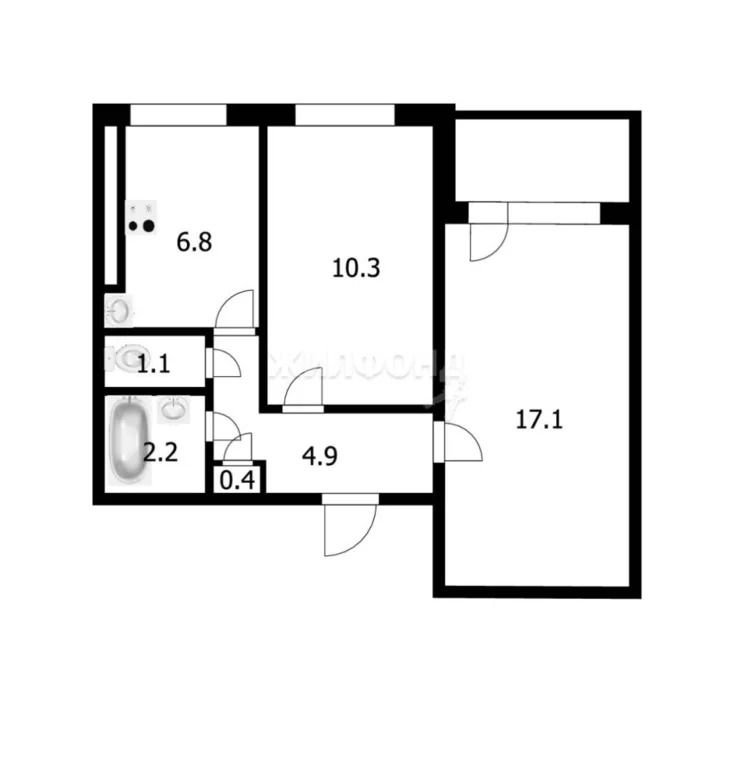 Продажа квартиры, Новосибирск, 9-й Гвардейской Дивизии - Фото 10