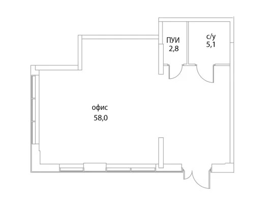 Аренда ПСН площадью 65,9 м2 - Фото 3