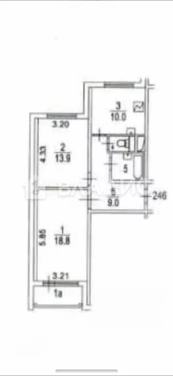 Москва, улица Новаторов, д.10к1, 2-комнатная квартира на продажу - Фото 16