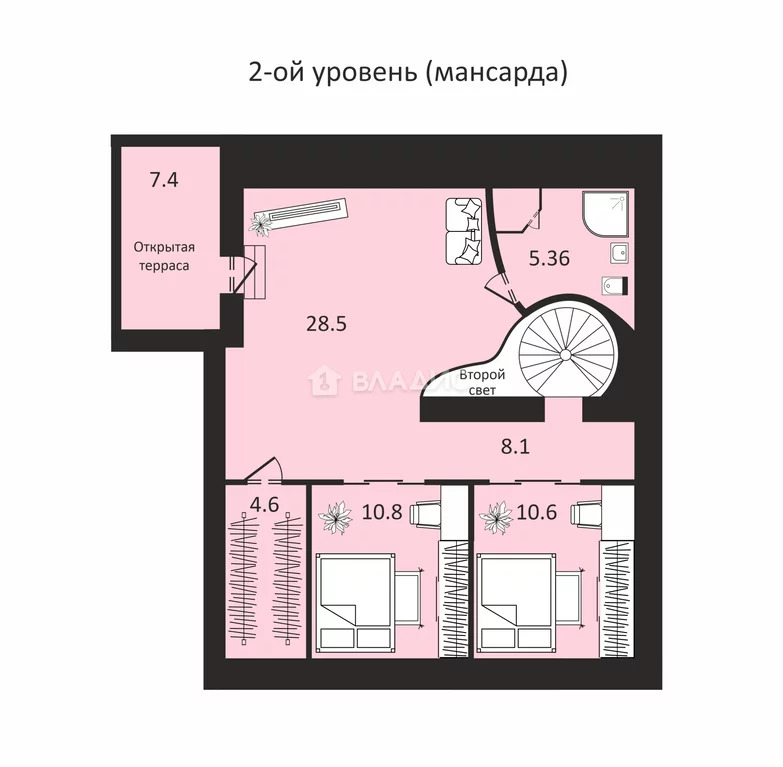 Санкт-Петербург, Московский проспект, д.197, 5-комнатная квартира на ... - Фото 46