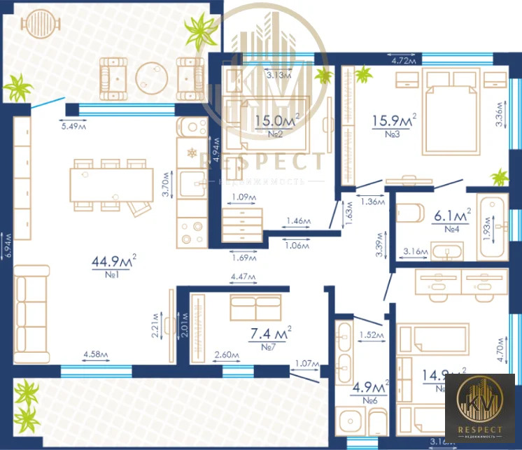 Продажа дома, Ессентуки, Абрикосовая ул. - Фото 19