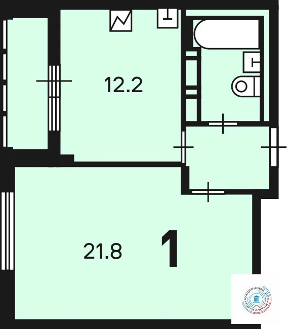 Продается квартира, 41.5 м - Фото 3