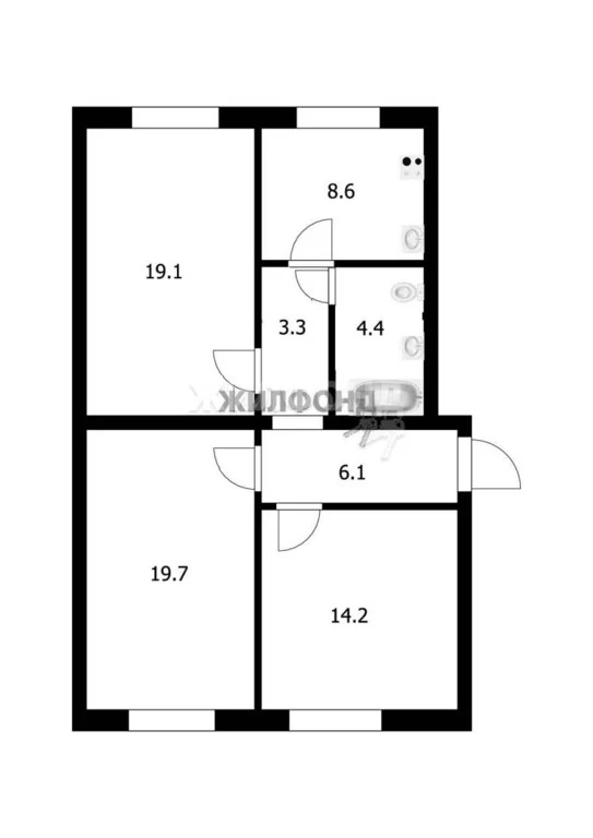 Продажа квартиры, Новолуговое, Новосибирский район, 3-й квартал - Фото 3