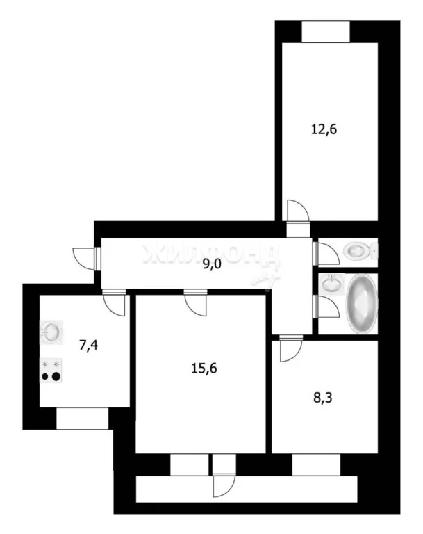 Продажа квартиры, Новосибирск, Маяковского пер. - Фото 22