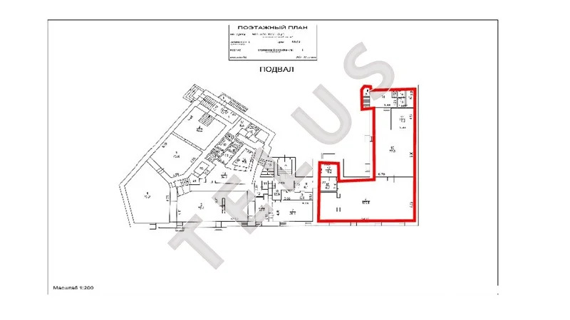 м. Добрынинская, Большая Полянка, 1152 м2, Часть Здания (ном. объекта: ... - Фото 14