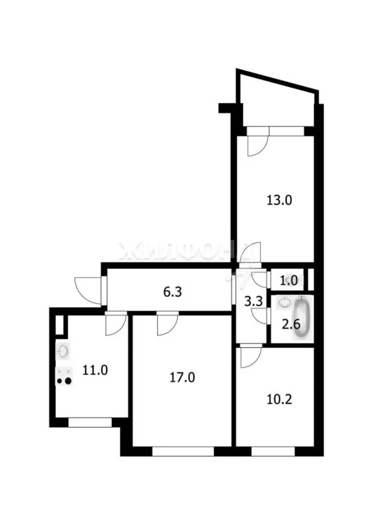 Продажа квартиры, Новосибирск, ул. Свечникова - Фото 13