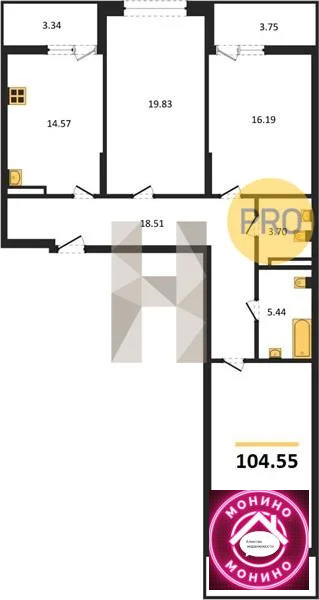 Продажа квартиры в новостройке, Ильинское, Волоколамский район, ... - Фото 0