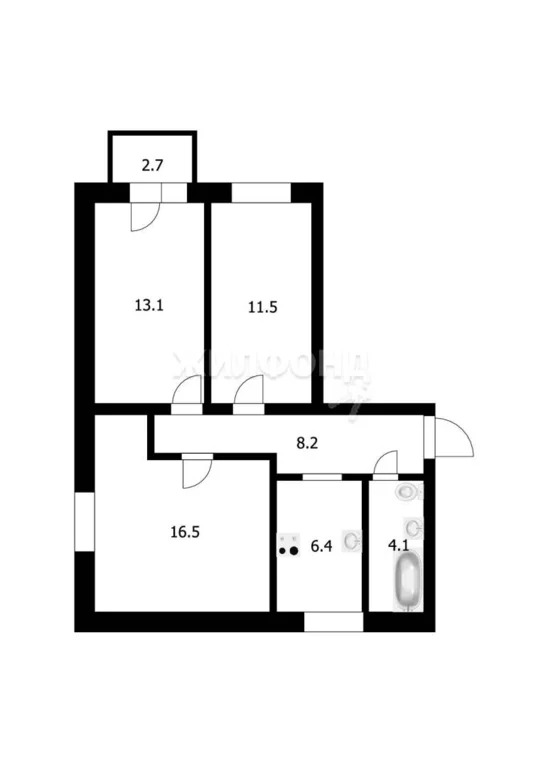 Продажа квартиры, Новосибирск, ул. Красина - Фото 16