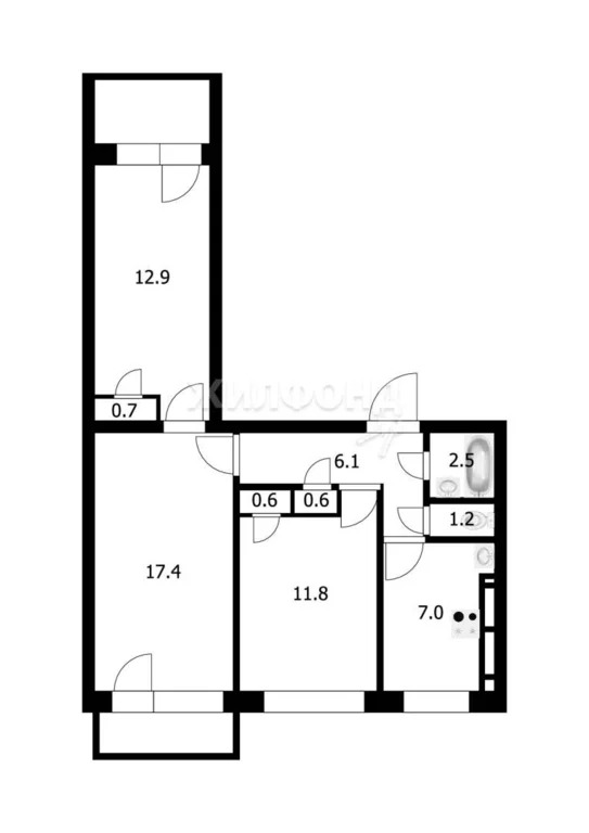 Продажа квартиры, Новосибирск, ул. Ударная - Фото 11