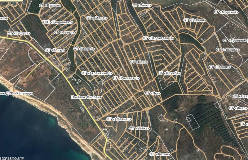 Снт строитель 3 карта