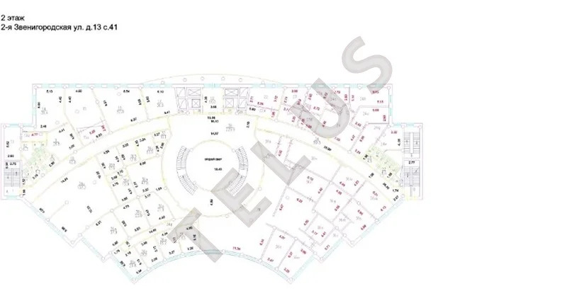 м.ул.1905 года, 2-я Звенигородская ул. 14484 м2 Здание (ном. объекта: ... - Фото 12