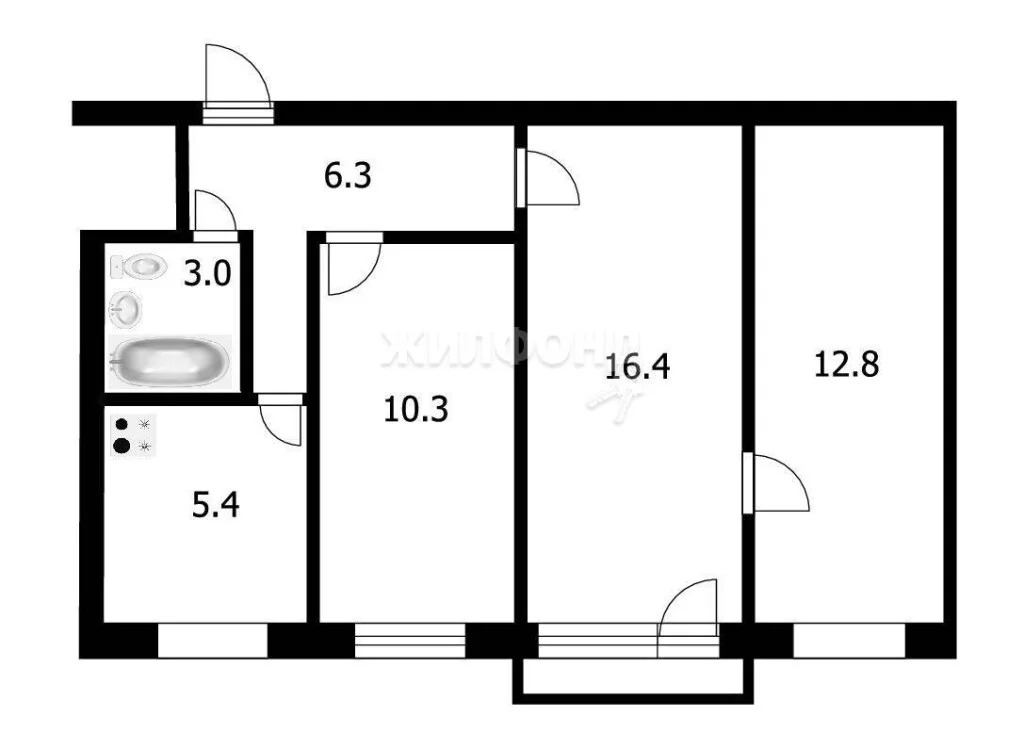 Продажа квартиры, Новосибирск, ул. Жуковского - Фото 27