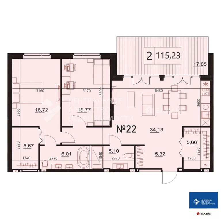 Продажа квартиры, Рязань, Мещерская улица - Фото 12