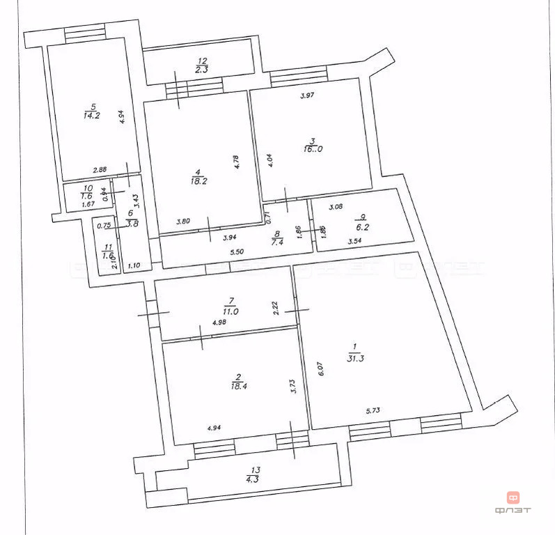Продажа квартиры, Казань, ул. Академика Губкина - Фото 1