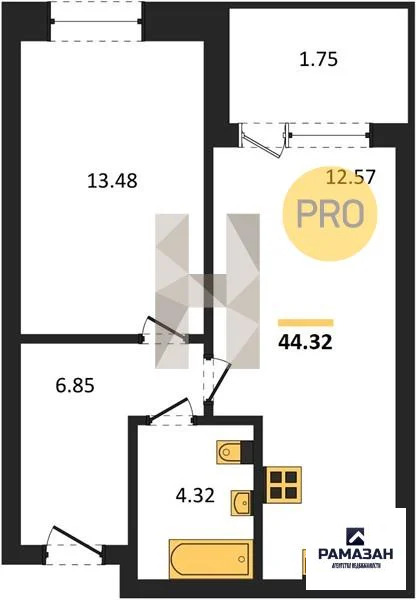 Продажа квартиры в новостройке, Казань, м. Горки, ул. Родины - Фото 1