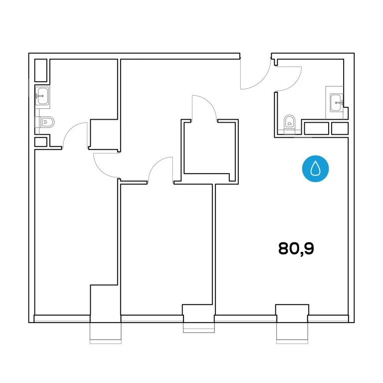 Продажа офиса 80.9 м2 - Фото 3