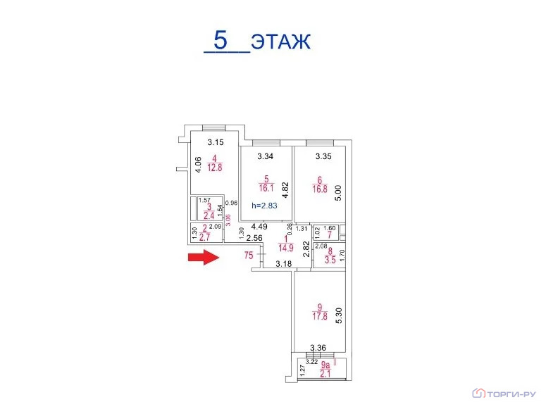 Продажа квартиры, улица Ленина - Фото 6