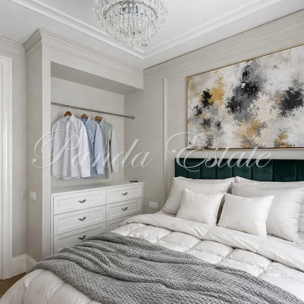 Кухня-гостиная, 2 спальни и кабинет. Виды на Сити (ном. объекта: 9812) - Фото 9