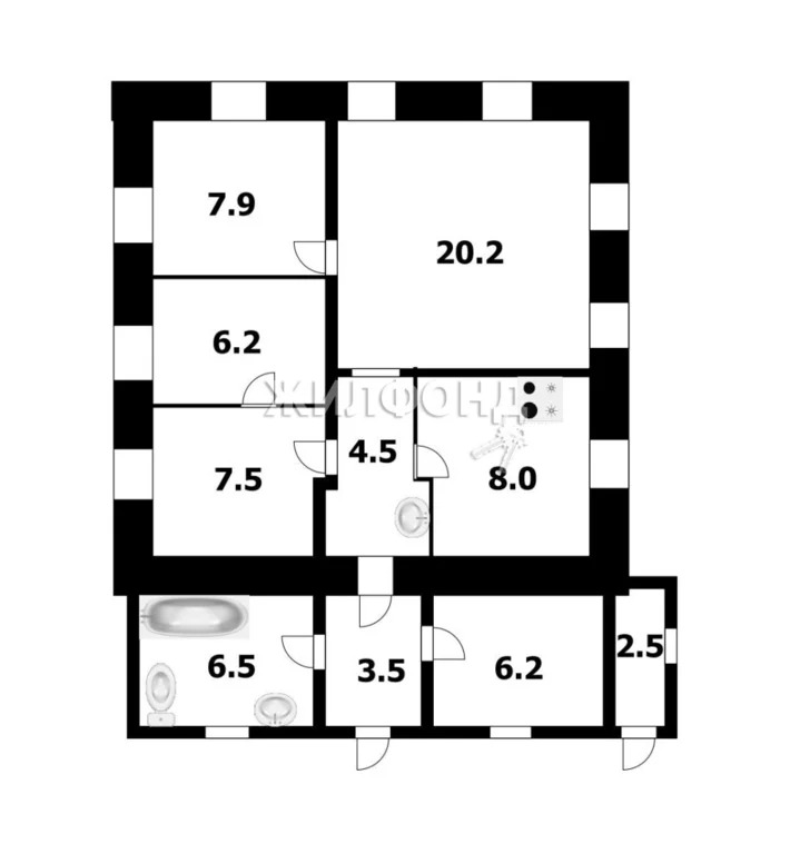 Продажа дома, Новосибирск, Набережная Плющихи - Фото 28