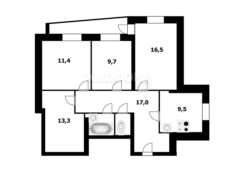 Продажа комнаты, Новосибирск, ул. Русская - Фото 8