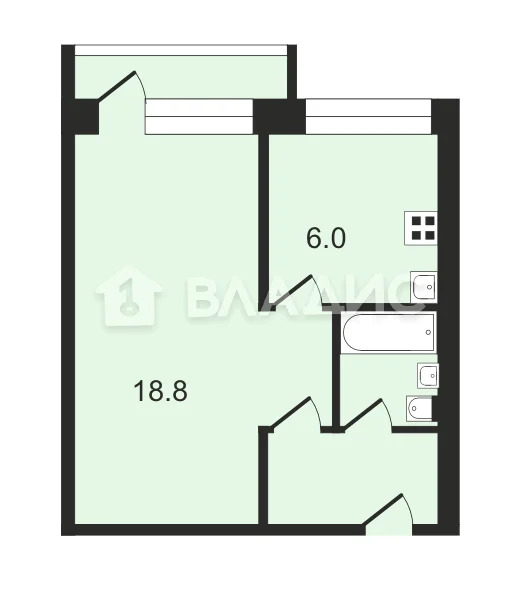 Москва, 3-й Сетуньский проезд, д.3, 1-комнатная квартира на продажу - Фото 32