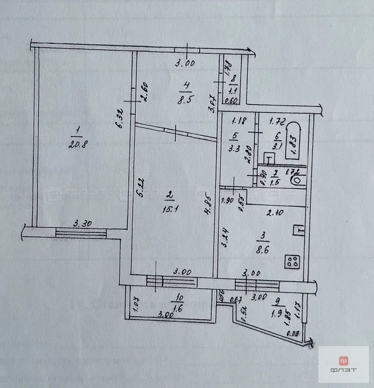 Продажа квартиры, Казань, Победы пр-кт. - Фото 15
