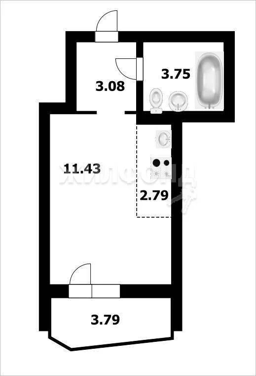 Продажа квартиры, Новосибирск, микрорайон Закаменский - Фото 13