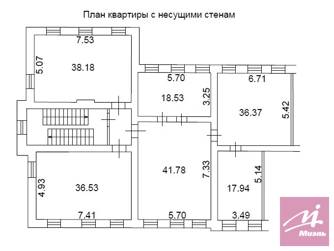 Продам 8-к квартиру, Москва г, Скатертный переулок 23 - Фото 6