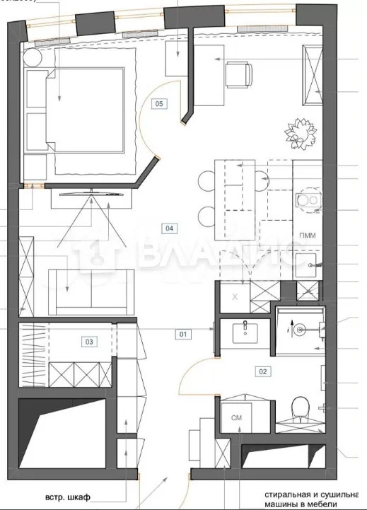 Москва, улица Лобачевского, д.120к1, 2-комнатная квартира на продажу - Фото 23