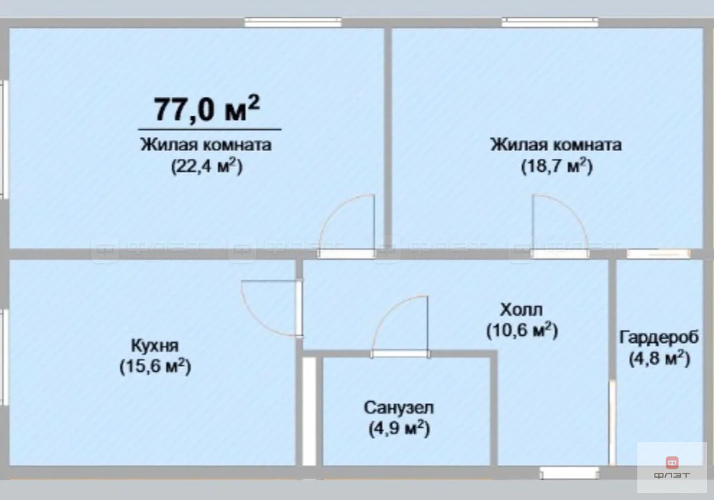 Продажа квартиры, Куюки, Пестречинский район, 13-й квартал - Фото 17