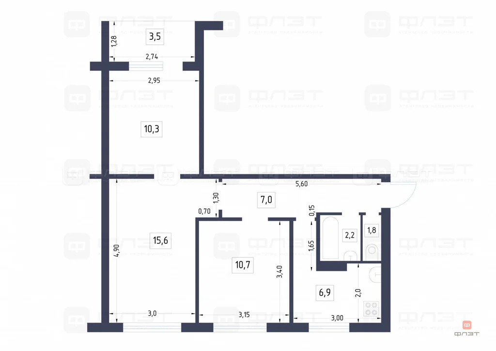 Продажа квартиры, Казань, ул. Карбышева - Фото 21