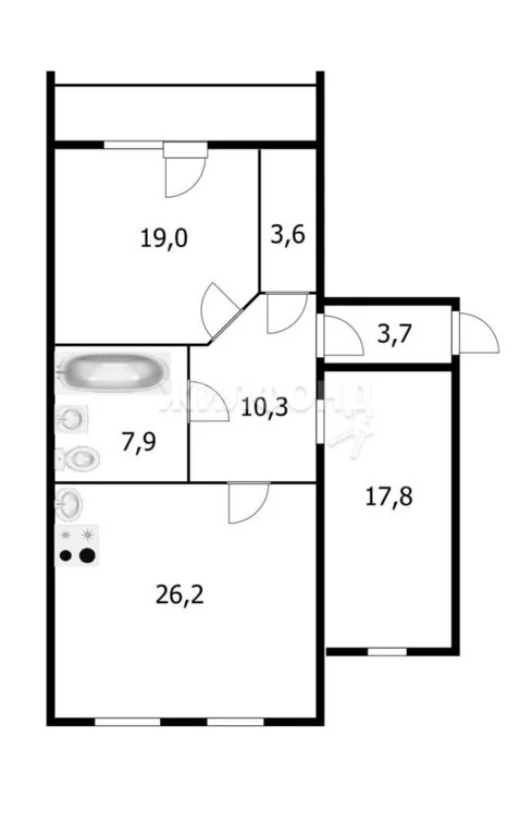 Продажа квартиры, Новосибирск, ул. Державина - Фото 9