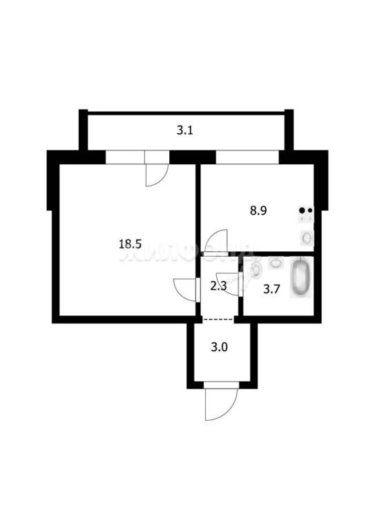 Продажа квартиры, Краснообск, Новосибирский район, 2-й микрорайон - Фото 8