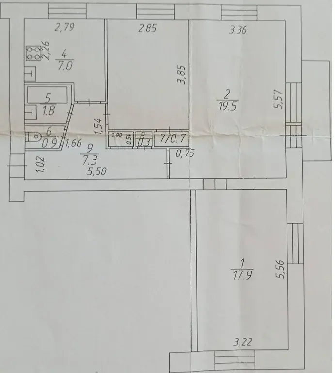 3-комн. квартира в расширенном центре Петрозаводскак - Фото 16