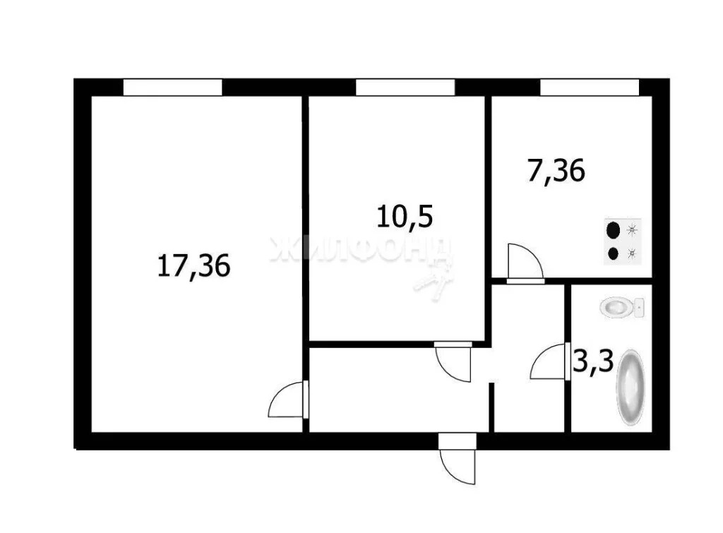 Продажа квартиры, Новосибирск, Адриена Лежена - Фото 14