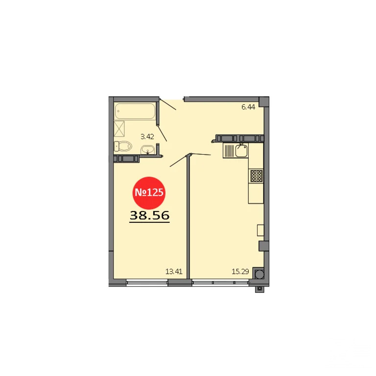 Продажа квартиры в новостройке, Белоглинка, Симферопольский район, ... - Фото 2