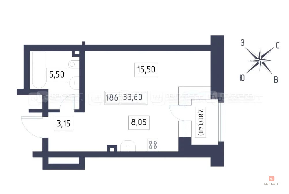 Продажа квартиры в новостройке, Казань, Ул. Ягодинская - Фото 8