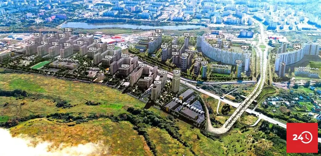 1-ком. квартира с современным ремонтом, кухней и техникой Лугометрия - Фото 7