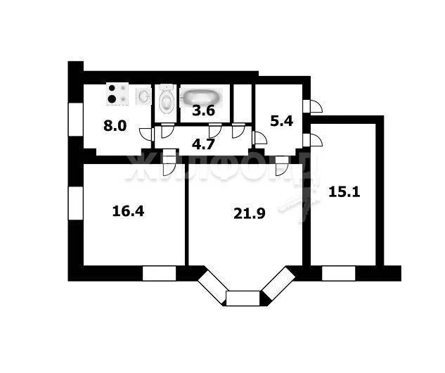 Продажа квартиры, Новосибирск, ул. Авиастроителей - Фото 1