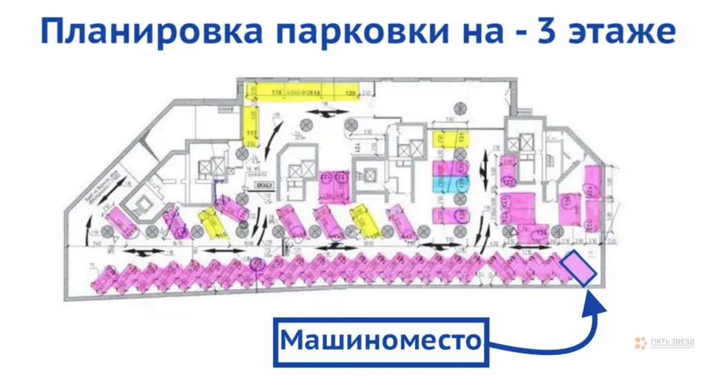 Машиноместо 12.7 м2, Сочи, улица Войкова, 21 - Фото 5
