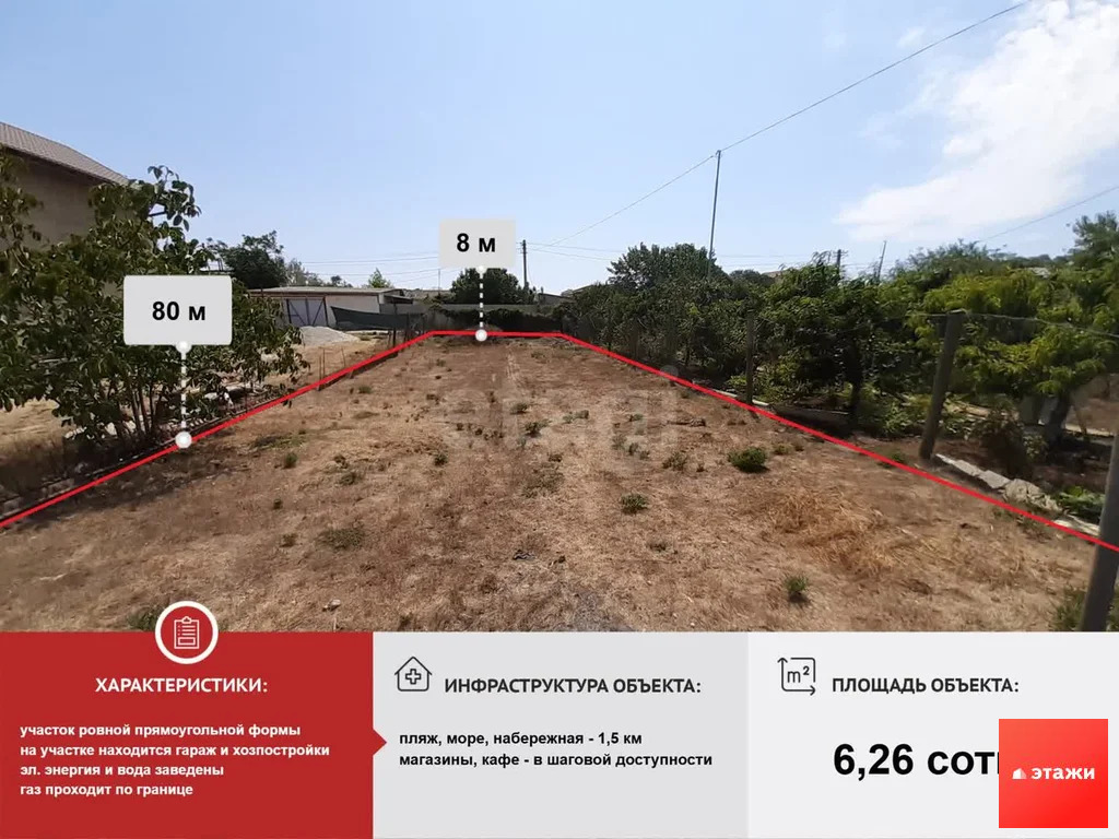Продажа участка, Новофедоровка, Сакский район, ул. Объездная - Фото 5