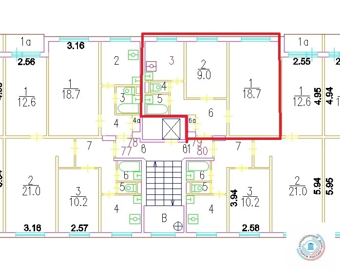 Продается квартира, 44.1 м - Фото 16