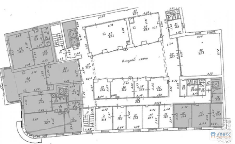 Аренда офиса 814 м2 м. Сухаревская в бизнес-центре класса В в ... - Фото 7