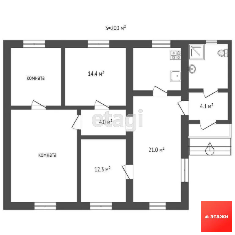 Продажа дома, Червоное, Сакский район, ул. Новоселовская - Фото 21