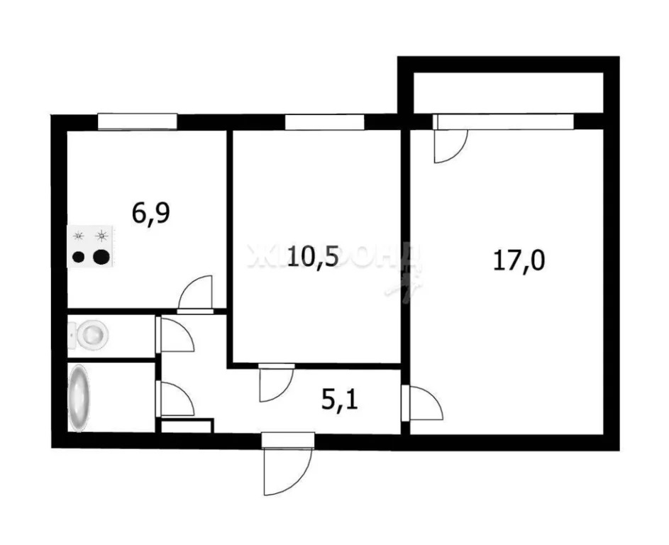 Продажа квартиры, Новосибирск, ул. Дуси Ковальчук - Фото 18